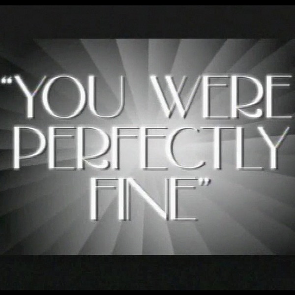 You Were Perfectly Fine